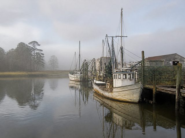Varnamtown, NC shrimp boat fishing village